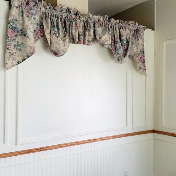 Jcpenney Accents Vtg Jc Penney Swags Valances 7 Pcs Roses Floral Poshmark